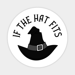 Black If The Hat Fits Cheeky Witch® Magnet